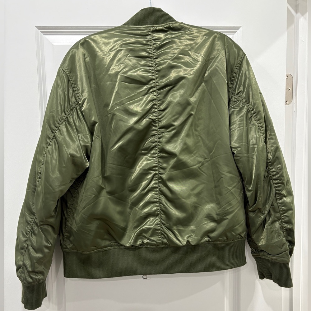 Bohme Rylee Satin Bomber Jacket - Picture 7 of 7